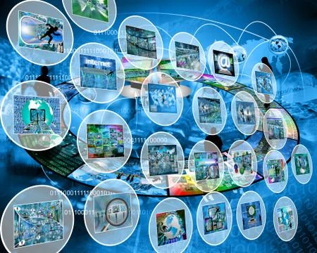 Interface of circles イラスト素材