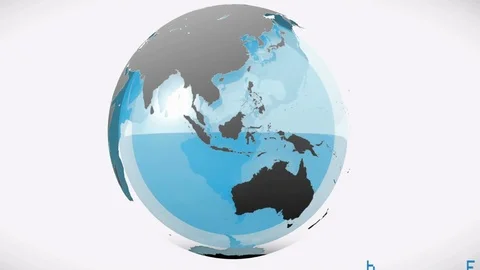 Interface codes and globe with arrows around it Stock Footage 107660305