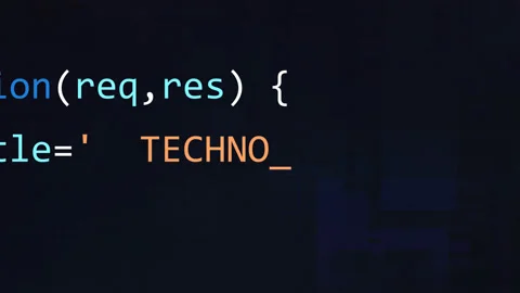 Interface of coding software Stock Footage 101453237