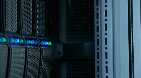 Interface Database in Render Farm 스톡 동영상 59831546