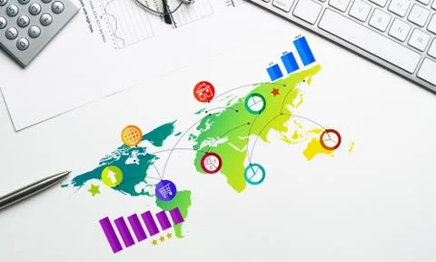 Interface design for mobile and web application Illustrazione stock