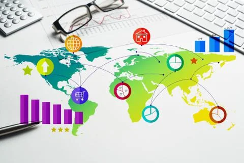 Interface design for mobile and web application 库存照片