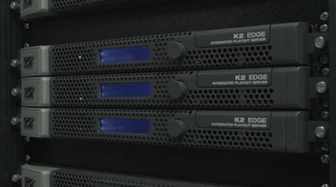 Interface of a digital broadcast device Video stock 57749724