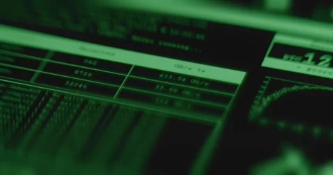 Interface displaying the speed of mining GH per second Stock Footage 321754884