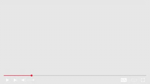 An interface featuring icons of video streaming sites with moving playback bars Stock Footage 341467165