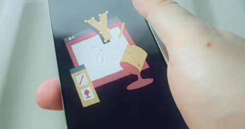 Interface of a graphics editor, presentation Stock Footage 313443065