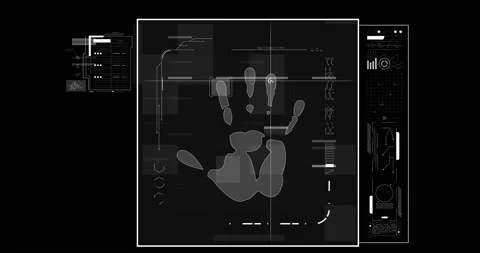 Interface head up display motion background Stock-Footage 197430601