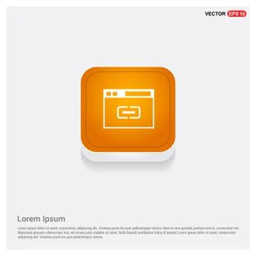 Interface Icon Orange Abstract Web Button Stock Illustration