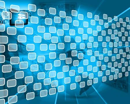 Interface Illustrazione stock