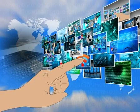 Interface Illustrazione stock