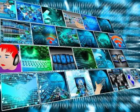 The interface Stockillustratie