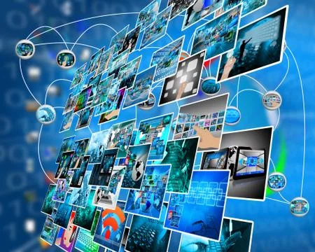 Interface Illustrazione stock