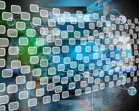 Interface Illustrazione stock