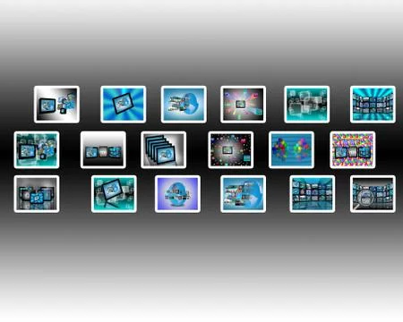 Interface Illustrazione stock