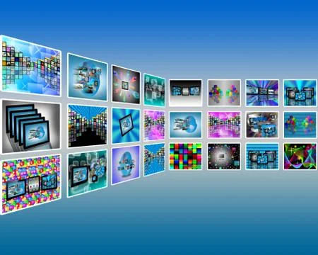 Interface Illustrazione stock