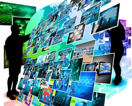 Interface Illustrazione stock