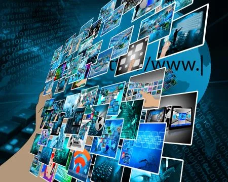 Interface Illustrazione stock