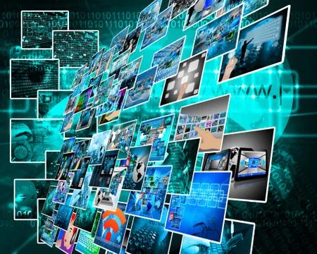 Interface Illustrazione stock