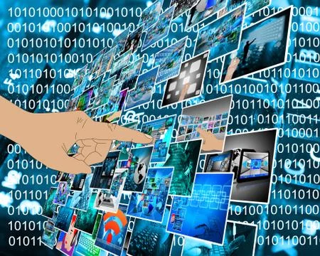 Interface Illustrazione stock