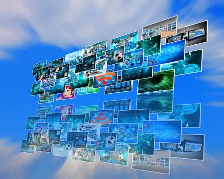 The interface 스톡 일러스트