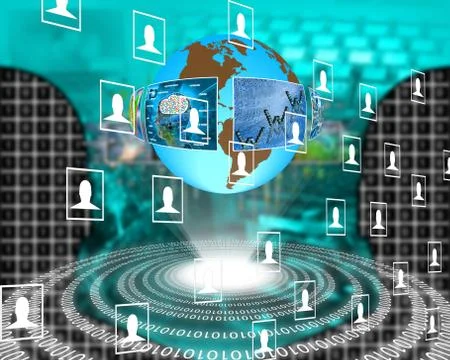 Interface Illustrazione stock