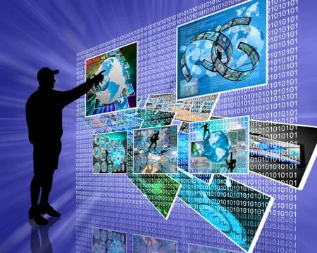 Interface Illustrazione stock