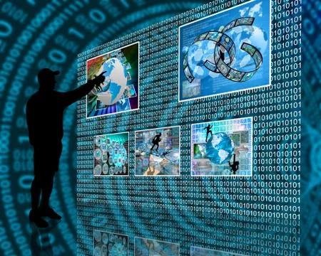 Interface Illustrazione stock