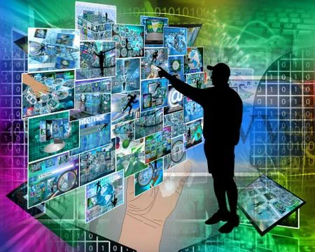 Interface Illustrazione stock