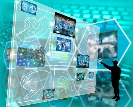 Interface Illustrazione stock