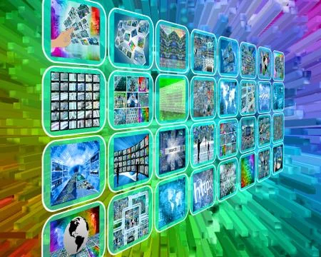 Interface of interfaces 스톡 일러스트