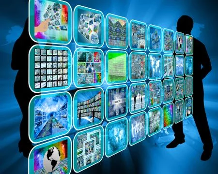 Interface of interfaces 스톡 일러스트
