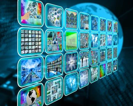 Interface of interfaces 스톡 일러스트