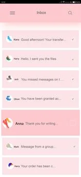 Interface of mailbox, illustration. User's account with emails Ilustración de archivo