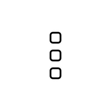 Interface Menu Dots Icon Perfect for App and Website Navigation Stock Illustration