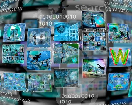 Interface of the pictures Stock Illustration