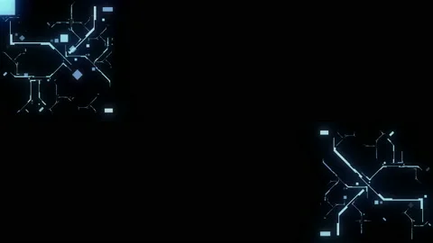 The interface. Place for text. Holographic card. Entrance is allowed. Final Stock Footage 94149743