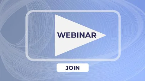 Interface of platform for broadcasting webinar. Progressive online learning Stock Illustration