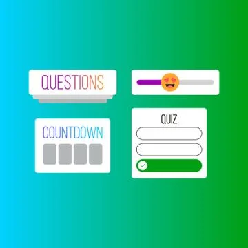Interface in popular social media Stock Illustration