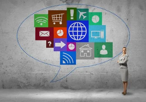 Interface presentation Stock Photos
