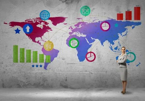 Interface presentation Foto stock