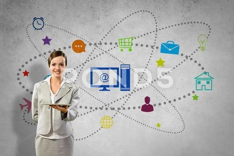 Interface presentation Stock Photos