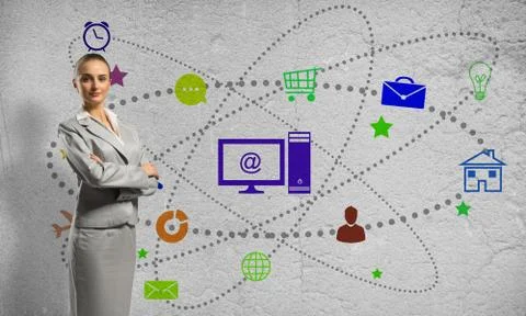 Interface presentation Stock Photos