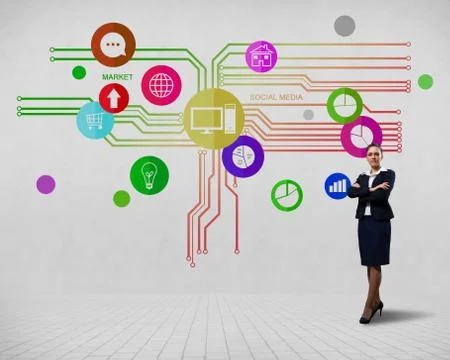 Interface presentation Stock Photos