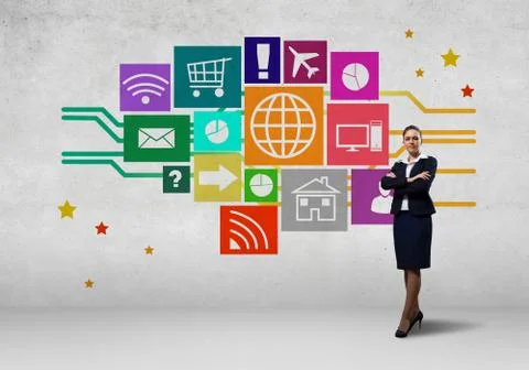 Interface presentation Stock Photos