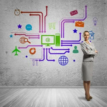 Interface presentation Stock Photos