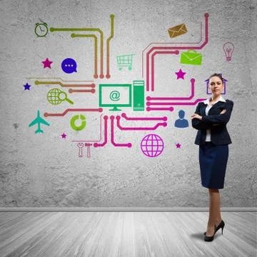Interface presentation Stock Photos