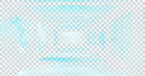 Interface Room on Alpha Channel Illustrazione stock