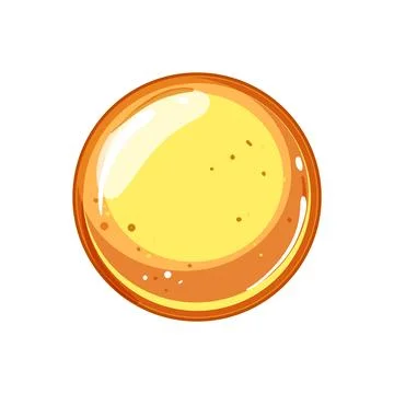Interface round game button cartoon vector illustration イラスト素材
