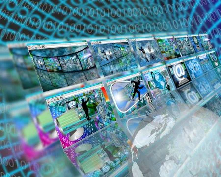 Interface sites Illustrazione stock