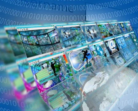 Interface sites Illustrazione stock